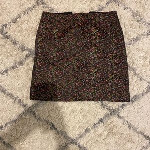 Floral mini skirt